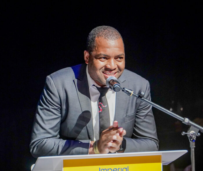 Guest speaker at an awards evening